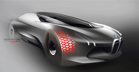 宝马BMW Vision Next 100 外观设计~
